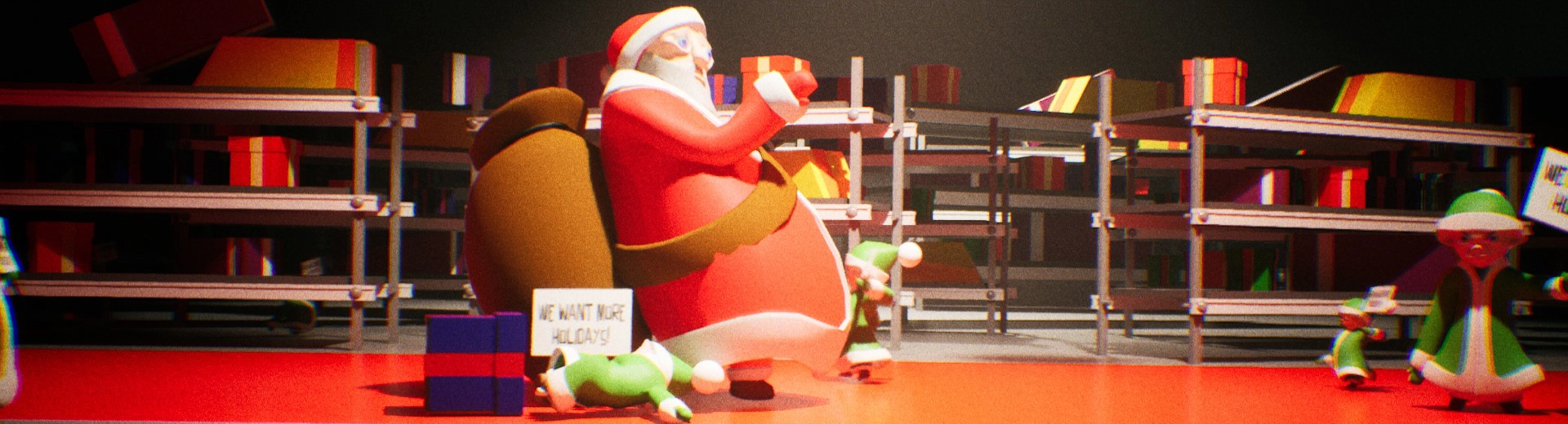 Santa's Crystal Mess