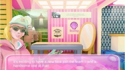 Ölige Fische putzen Spiele für Mädchen gratis online Screenshot