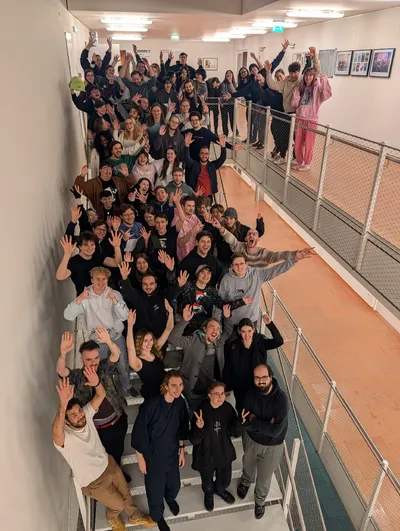 The participants of Hagenberg Game Jam 2025.